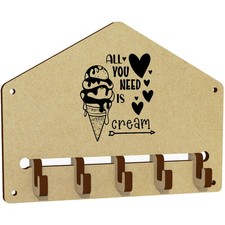 'Ice Cream Love Text' Wall