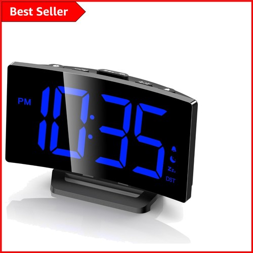 Stylish digital alarm clock - digital,