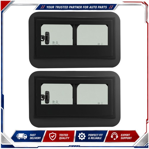 Pair sliding campervan windows - campervan,