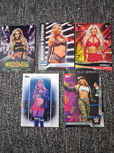 Topps wwe 2018 carmella card - topps,