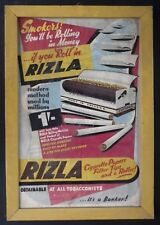 c.1950/60 Rizla Rolling Machine & Rizla Papers Large Shop Advertisement E136