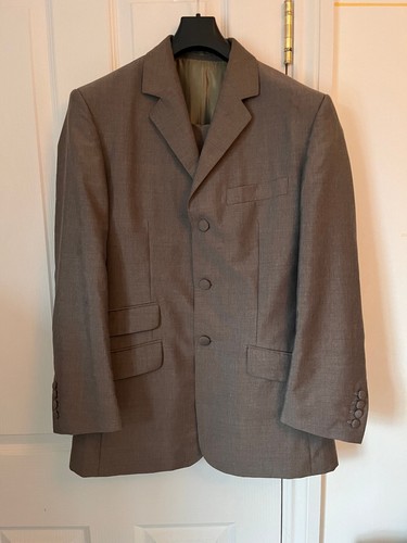 Adam shener three button - button, grey