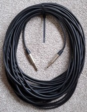 Van Damme Cable 28m with 2 no. Neutrik ¼” 6.3mm NP2X 2 Pole Plugs
