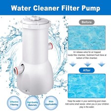 Evoio Pool Filter Pump Above Ground, 1000 Gallons Swimming Pool Filter