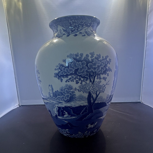 Spode italian blue white - &,