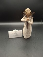 Willow Tree Resin Figurine Friendship With Wire Flowers Susan Lordi 2004