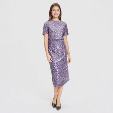 Women's Sequin Pencil Skirt -