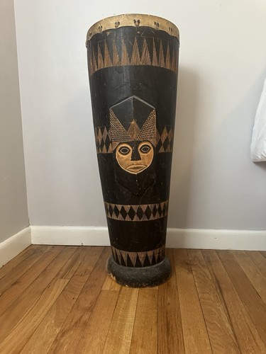 Large vintage hand carved - large,
