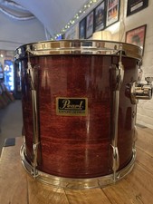 1980s Pearl Export 14x12 Hanging Floor Tom Chrome Mint Condition Free Postage