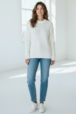 Women's Winter Jumper Super Soft Cosy Cable Pattern Pullover Sweater WINTER SALE