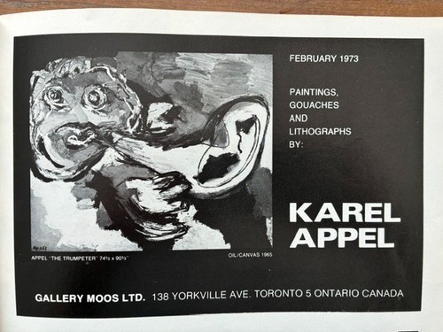 Vintage karel appel toronto - vintage,