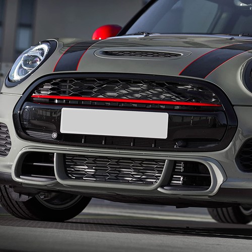 Black red front bumper grille - black&red,