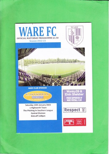 Ware highworth town 22 - ware, 22/23