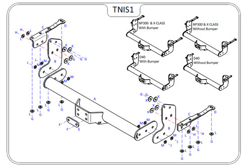For nissan navara - nissan, tow