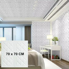 Clearance, 3D Foam Tile Brick Wall Sticker Self-adhesive Waterproof Ceiling Pane