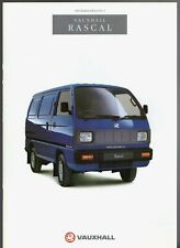 Vauxhall Rascal 1990-1991 UK Market Sales Brochure Van & Pick-Up Bedford