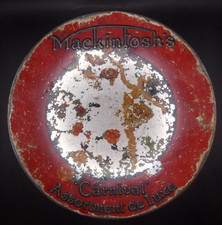 Mackintosh's Carnival Assortment de Luxe, Vintage 1930s Sweet Tin, Empty