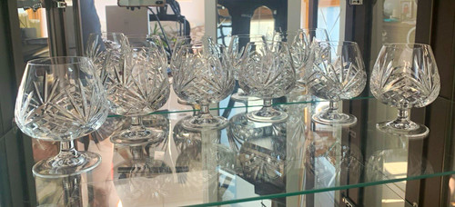 Set heavy cut crystal - set,