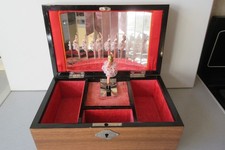 Vintage Ballerina Musical Jewellery Box - working