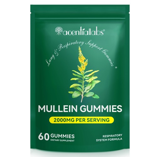 Mullein leaf extract gummies - extract,