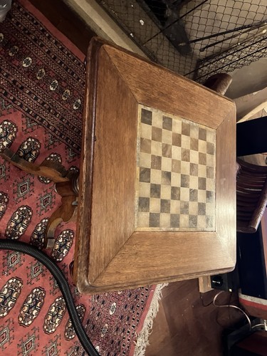 Georgian chess table marble - georgian,