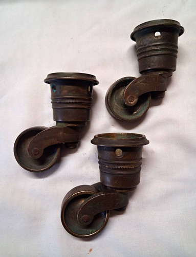 Large antique original - original, brass/