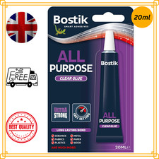 BOSTIK All Purpose Clear Adhesive Quick Drying Extra Strong Glue - 20ml
