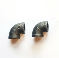 Pack of 2 BSP 1/2" STEEL PIPES