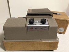 Vintage Revere 555 Slide Projector With Case - Working Bulb - NO Trays 
