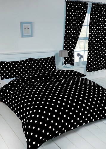 Polka dot black white - dot,