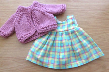 11"-12" DOLLS DRESS AND DUSKY