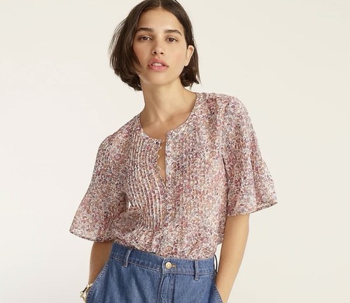 Crew cotton silk voile - silk,
