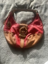 Vintage Miss Sixty Bag In Red And Tan . Measures 15inches Across