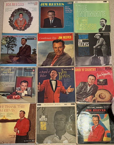 Jim reeves vinyl lot - reeves,