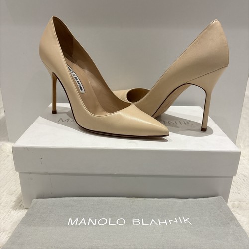 Manolo blahnik nude pumps - manolo,