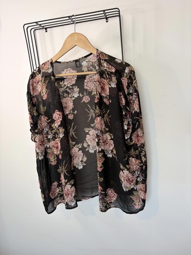 Shein curve 1xl floral sheer - curve,