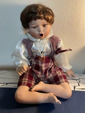 Porcelain Baby Boy Doll 