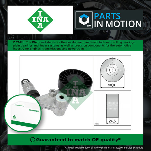 Aux belt tensioner fits - tensioner,