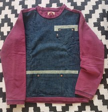 Michiko Koshino Denim Burgundy Jumper Size XS