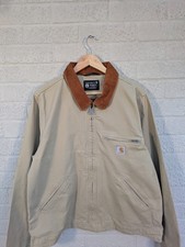 Carhartt Detroit Relaxed Fit Corduroy Collared Heavy Duck Canvas Workwear Jacket