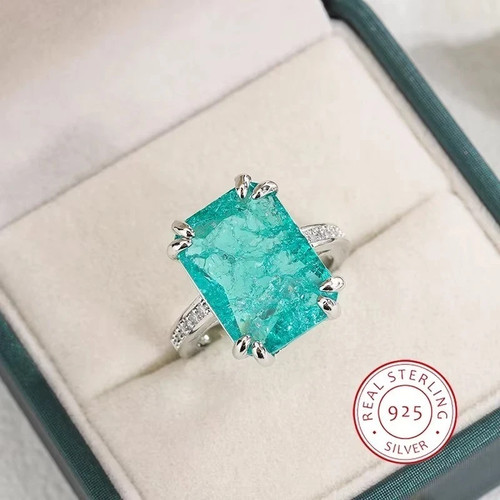 925 sterling silver - blue, green