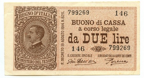 Lire buono cassa - 2,