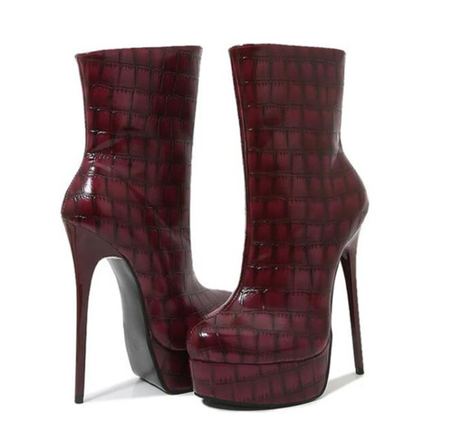 Platform ankle stiletto - ankle, boots