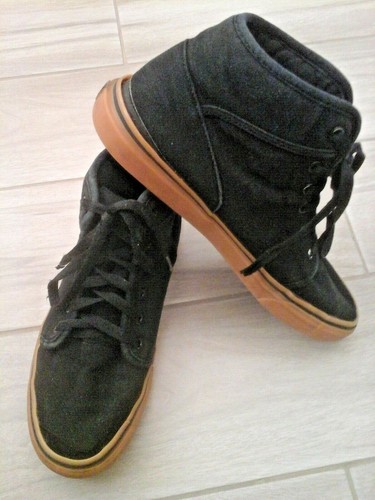 Fila black canvas lace high - up,