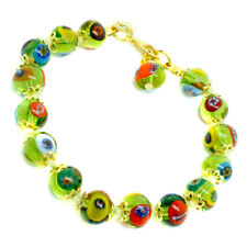 Murano Glass Bracelet Green