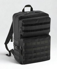 25L Bagbase Tactical Black Molle Backpack Rucksack Army Military Hiking  Camping