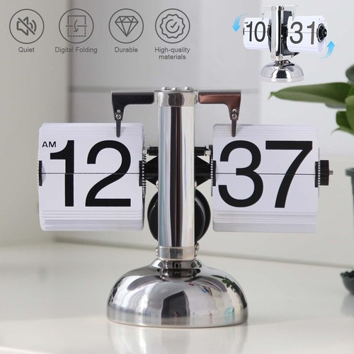 Flip down clock - with, digital
