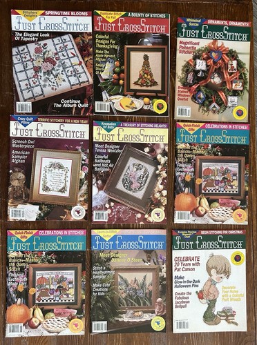 Vintage just cross - 'just, stitch'
