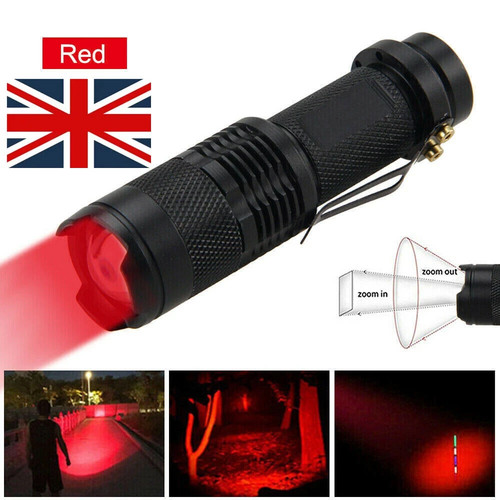 Red light leds - light, flashlight