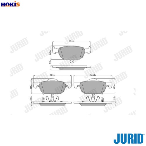 Brake pad set - brake, disc